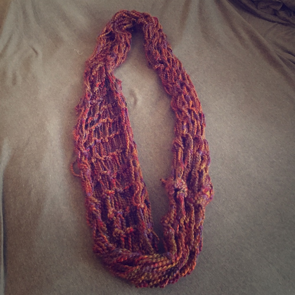 Infinity scarf.